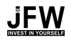 Logo of JFW featuring stylized letters 'J', 'F', and 'W' with a diamond symbol, representing elegance and style.