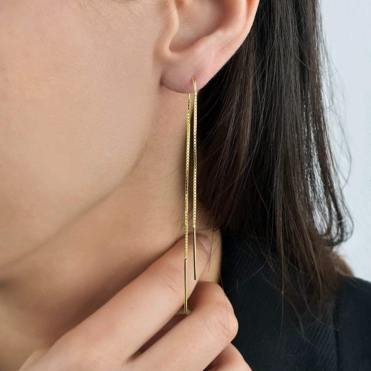 Classic Pearl Threader Earrings – Evorly