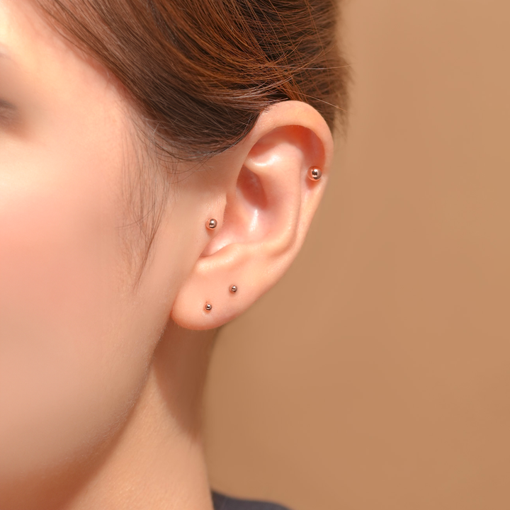 piercing earrings silver