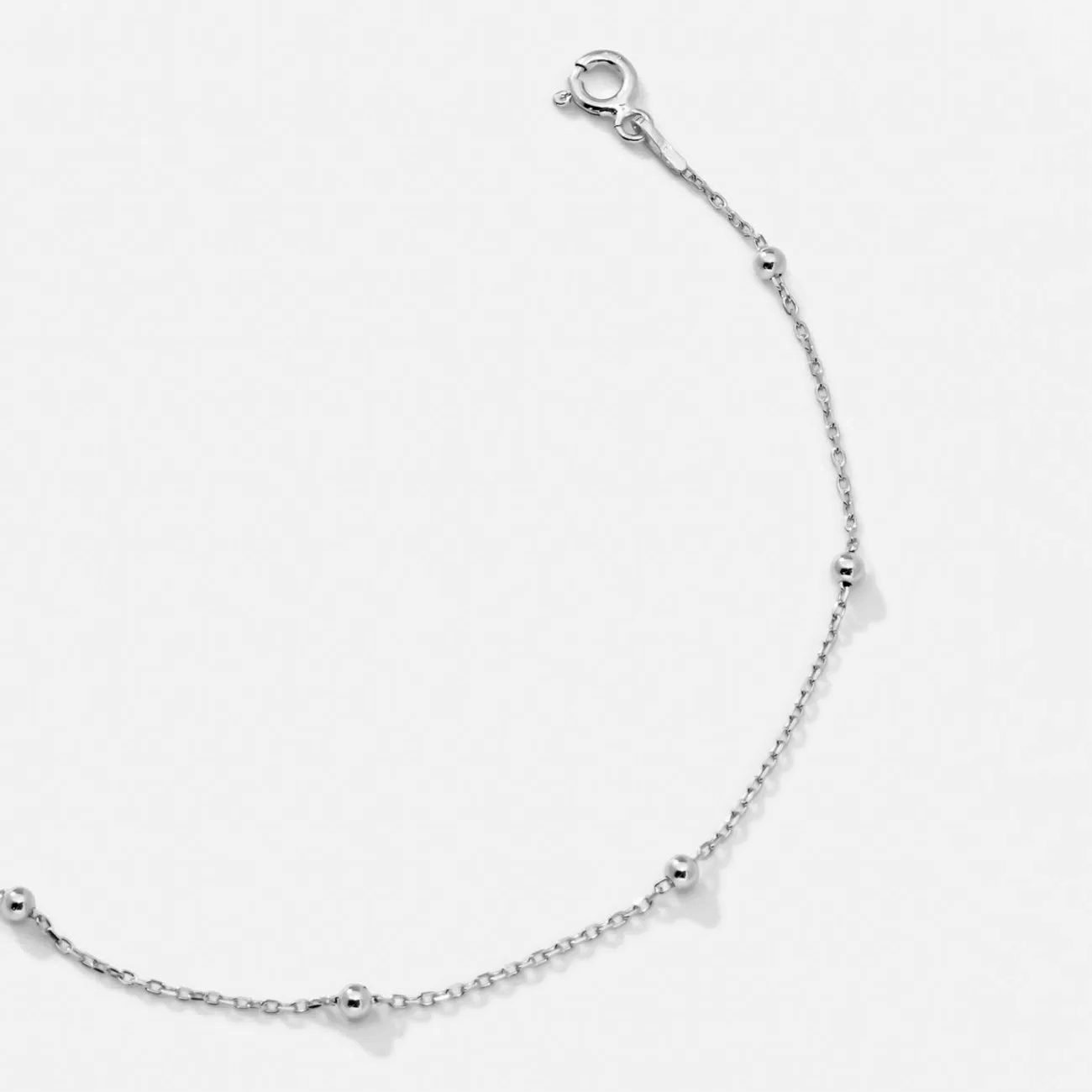 Delicate Gold Bobble Chain Bracelet Wrist Jewelry | JFW – JewelsForWomen