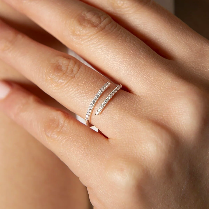 micropave diamond ring