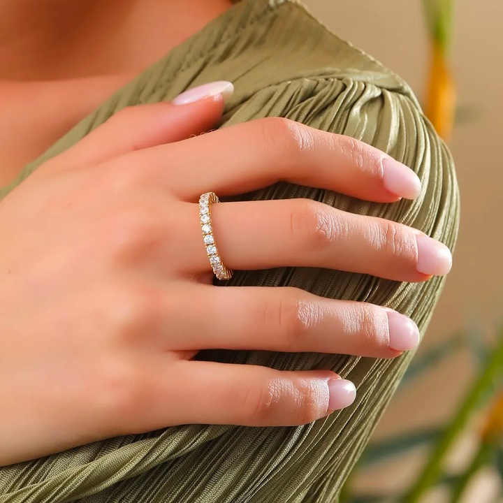 classic gemstone ring