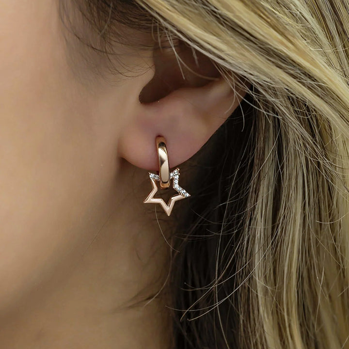 Twinkle Like a Star with Crystal Star-Shaped Earrings: Elevate Your Style