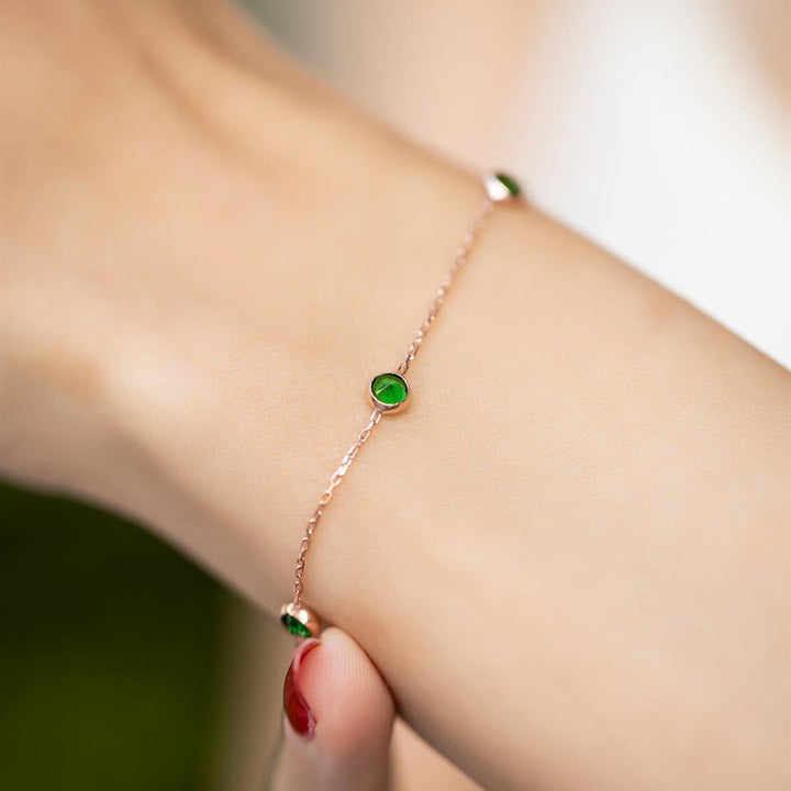 Green Stone bracelet women