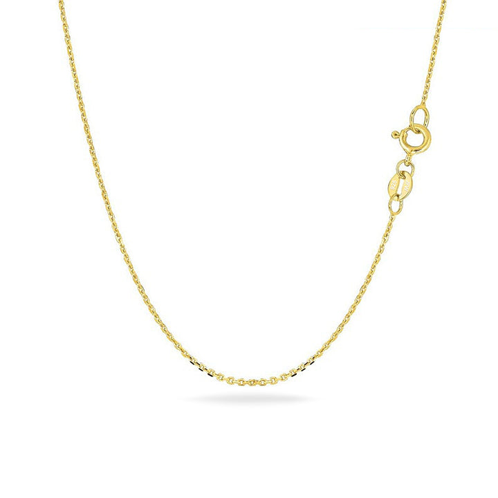 Cable Link Chain 0.8 mm Thin Dainty High Polished Necklace - J F W