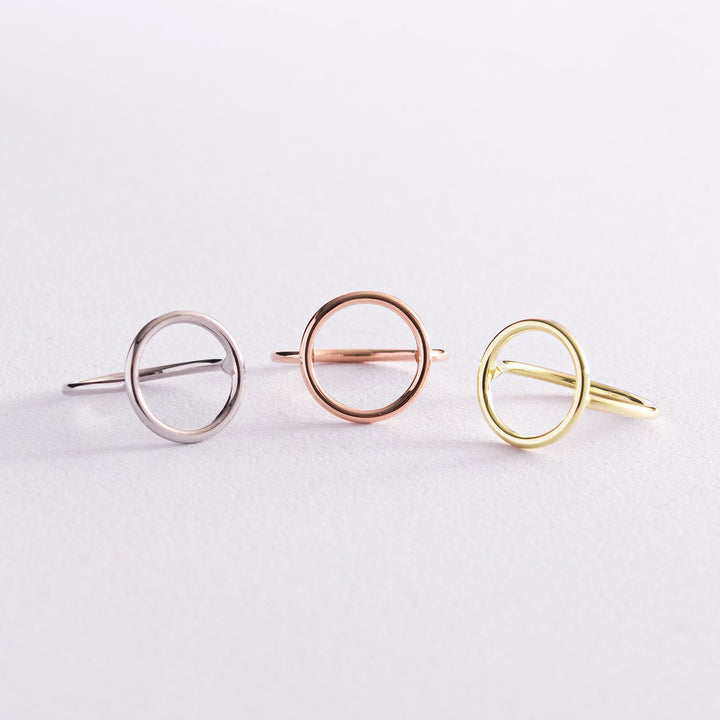 Open Circle Wire Ring