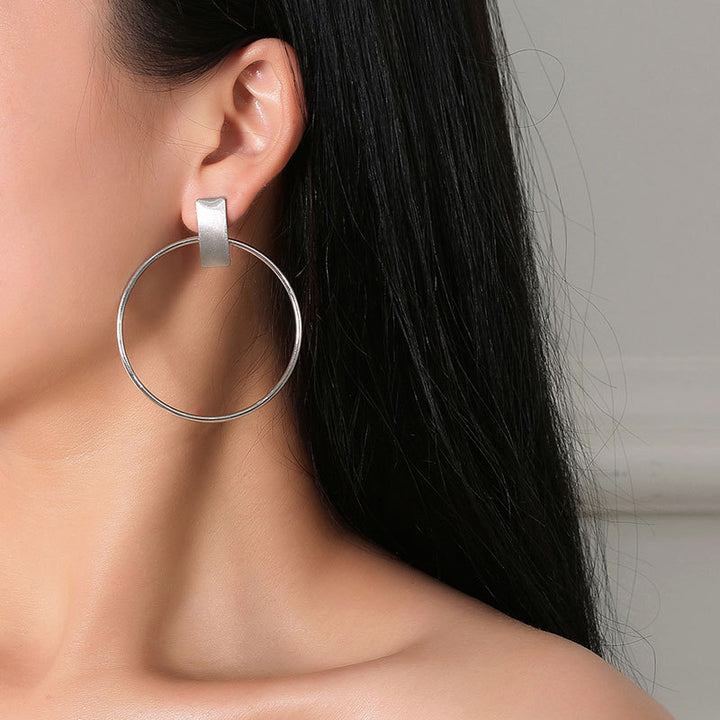 large hoop earrings