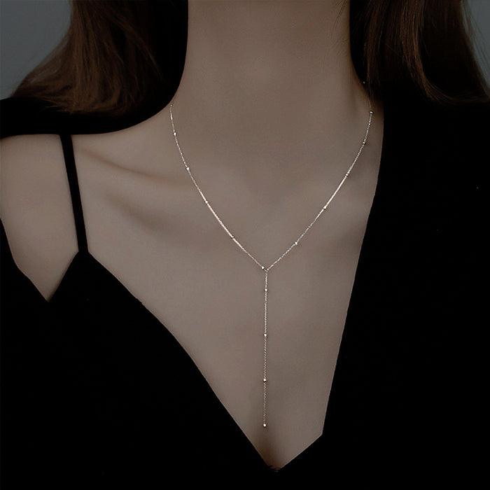 Clavicle chain necklace
