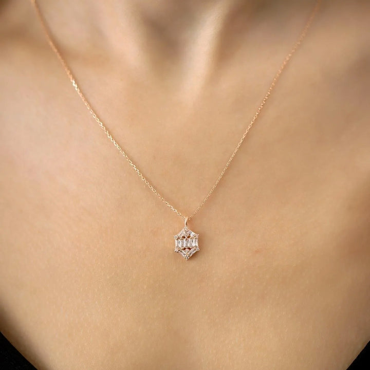Sterling Silver Cubic Zirconia necklace