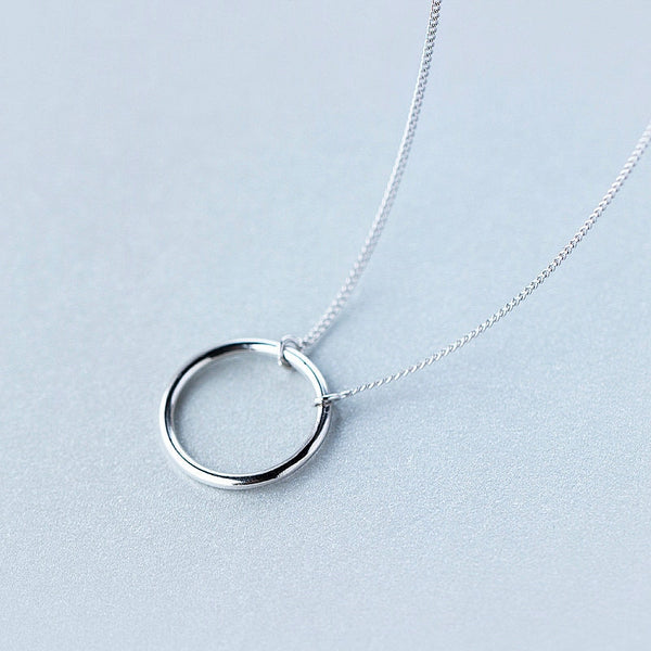 Silver Ring Necklace 