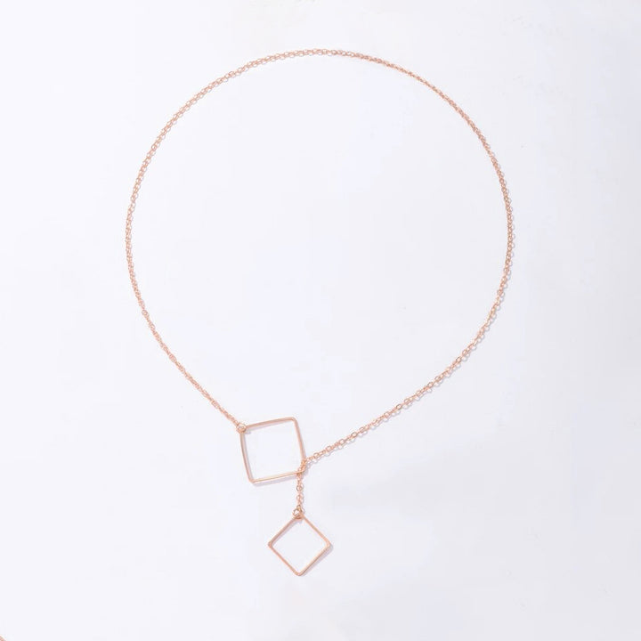 Square Pendant Necklace for women